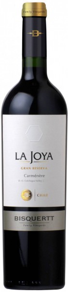 Вино Bisquertt, "La Joya" Gran Reserva, Carmenere, Colchagua Valley DO, 2012