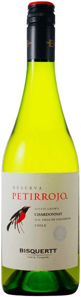Вино Bisquertt, "Petirrojo" Reserva, Chardonnay, Colchagua Valley DO, 2019
