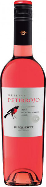 Вино Bisquertt, "Petirrojo" Reserva Rose, Colchagua Valley DO, 2016