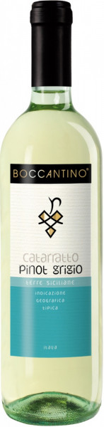 Вино "Boccantino" Catarratto Pinot Grigio, Terre Siciliane IGT, 2017