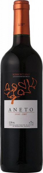 Вино Bodega Pirineos, "Aneto" Red Semi-dry, Somontano DO
