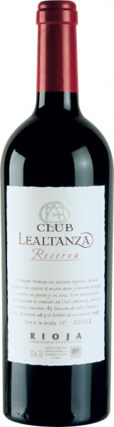 Вино Bodegas Altanza, "Club Lealtanza" Reserva, Rioja DOC, 2011
