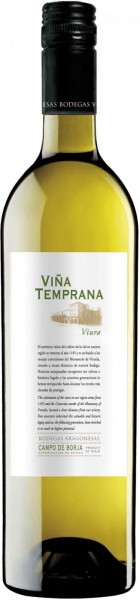 Вино Bodegas Aragonesas, "Vina Temprana" Viura, 2014