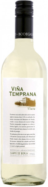 Вино Bodegas Aragonesas, "Vina Temprana" Viura, 2017