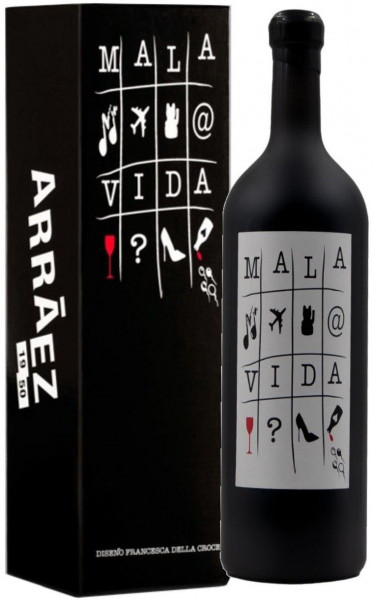 Вино Bodegas Arraez, "Mala Vida", Valencia DOP, 2018, gift box, 1.5 л