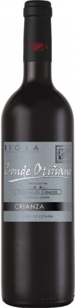 Вино Bodegas El Cidacos, "Conde Otinano" Crianza, Rioja DOC, 2015