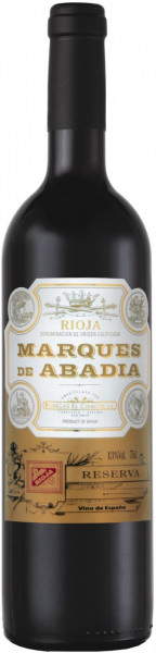 Вино Bodegas Oreades, "Marques de Abadia" Reserva, Rioja DOC, 2015