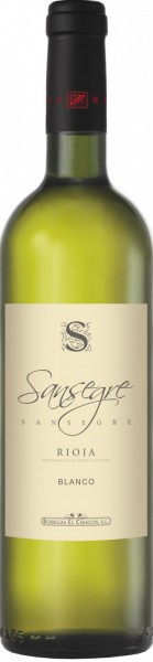 Вино Bodegas El Cidacos, "Sansegre" Blanco, Rioja DOC, 2021
