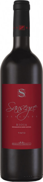 Вино Bodegas El Cidacos, "Sansegre" Tinto Semi Dulce, Rioja DOC, 2021