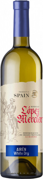 Вино "Bodegas Lopez Mercier" Airen White Dry, La Mancha DO