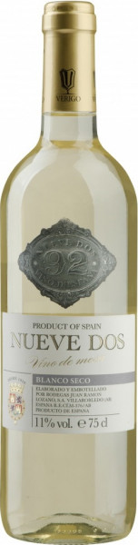 Вино Bodegas Lozano, "Nueve Dos" Blanco Seco