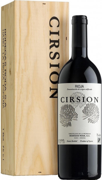Вино Bodegas Roda, Rioja "Cirsion", Rioja, 2016, wooden box