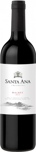 Вино Bodegas Santa Ana, "Varietales" Malbec, 2013