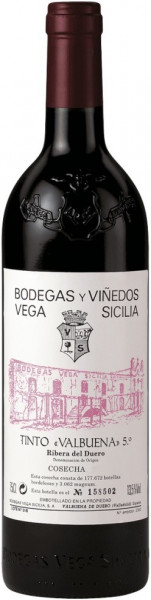 Вино Bodegas Vega Sicilia, Ribera del Duero DO "Valbuena 5", 1988