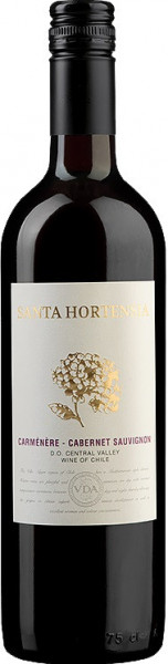 Вино Bodegas y Vinedos de Aguirre, "Santa Hortensia" Carmenere-Cabernet Sauvignon, Central Valley DO, 2018