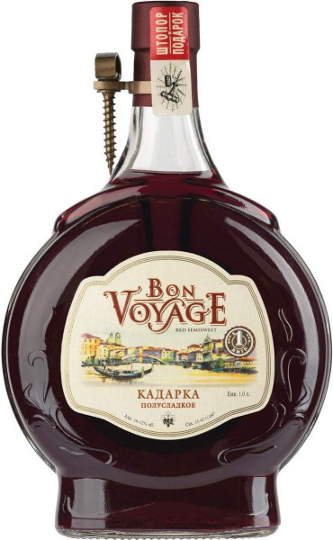 Вино "Bon Voyage" Kadarka, 1 л