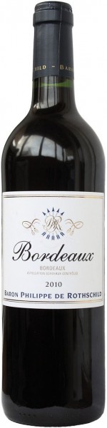 Вино Bordeaux (Bordeaux) AOC Rouge, 2010, 0.375 л