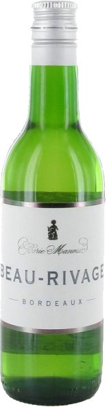 Вино Borie-Manoux, "Beau-Rivage" Blanc, Bordeaux AOC, 0.187 л