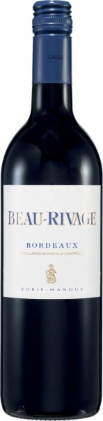 Вино Borie-Manoux, "Beau-Rivage" Rouge, Bordeaux AOC, 2010