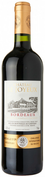 Вино Borie-Manoux, Chateau Le Joyeux, Bordeaux AOC, 2016
