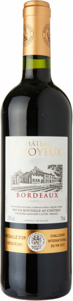 Вино Borie-Manoux, Chateau Le Joyeux, Bordeaux AOC, 2017