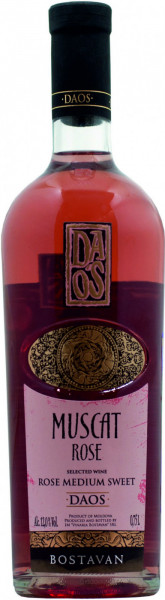 Вино Bostavan, "Daos" Muscat Rose Medium-sweet