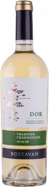 Вино Bostavan, "Dor" Traminer & Chardonnay