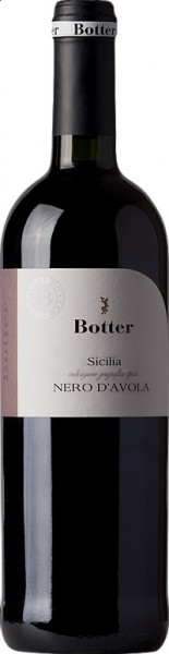 Вино Botter, Nero d'Avola, Sicilia IGT, 2014