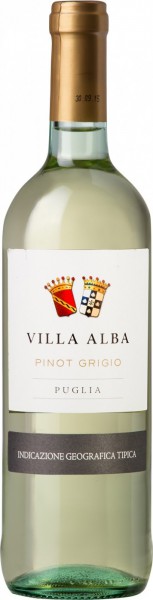 Вино Botter, "Villa Alba" Pinot Grigio, Puglia IGT, 2016