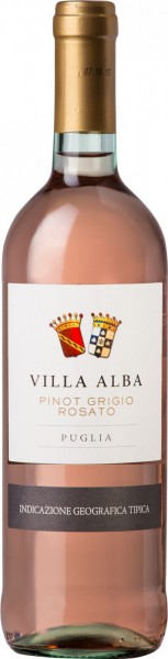 Вино Botter, "Villa Alba" Pinot Grigio Rosato, Puglia IGT, 2014