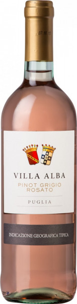 Вино Botter, "Villa Alba" Pinot Grigio Rosato, Puglia IGT, 2017