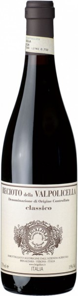 Вино Brigaldara, Recioto della Valpolicella "Classico" DOC, 2011, 0.375 л