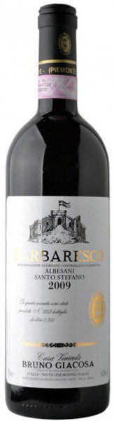 Вино Bruno Giacosa, Barbaresco Albesani "Santo Stefano" DOCG, 2009