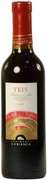 Вино Ca'Bianca Teis Tenimenti Barbera D'Asti DOCG 2008, 0.375 л