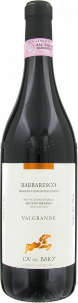Вино Ca'del Baio, Barbaresco DOCG "Valgrande", 2009