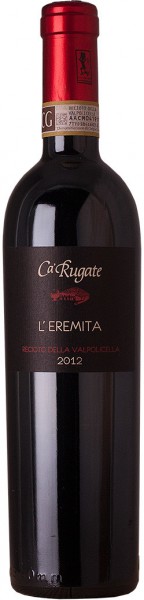 Вино Ca'Rugate, "L'Eremita", Recioto della Valpolicella, 2012, 0.5 л
