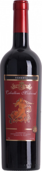 Вино "Caballero Medieval" Reserva, Valdepenas DO