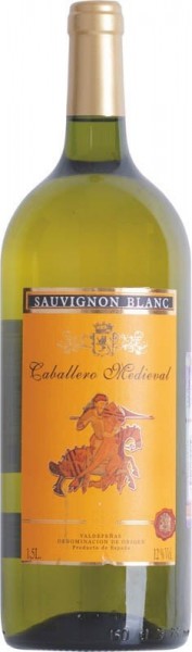 Вино "Caballero Medievall" Sauvignon Blanc, Valdepenas DO, 1.5 л
