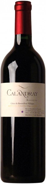 Вино "Calandray" Cotes du Roussillon Reserve, 2010