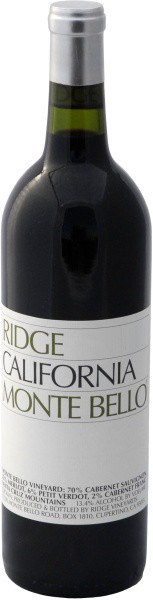 Вино California "Monte Bello", 1997
