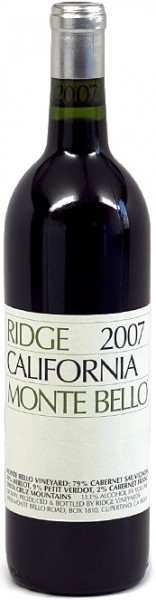 Вино California Monte Bello 2007