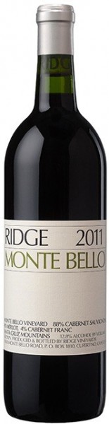 Вино California "Monte Bello", 2011