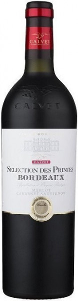 Вино Calvet, "Selection des Princes" Bordeaux АОP Rouge, 2020