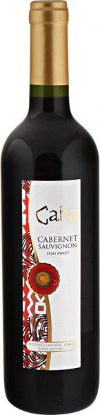 Вино "Cana" Cabernet Sauvignon Semi-Sweet, Valle Central DO