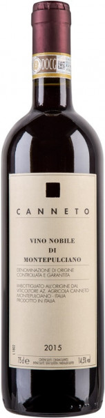 Вино Canneto, Vino Nobile di Montepulciano DOCG, 2015