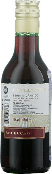 Вино "Cantanhede" Beira Atlantico IG Tinto, 0.187 л