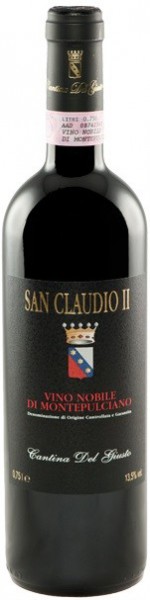 Вино Cantina Del Giusto, "San Claudio II", Vino Nobile di Montepulciano DOCG, 2010