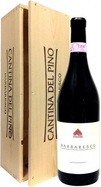 Вино Cantina del Pino, Barbaresco, 2015, wooden box, 1.5 л