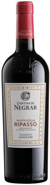 Вино Cantina di Negrar, Valpolicella Ripasso DOC Classico Superiore, 2018
