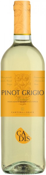 Вино Cantina di Soave, "Cadis" Pinot Grigio, Veneto IGT, 2014